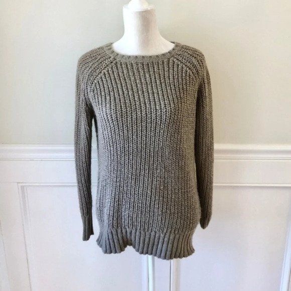 American Eagle AE Jegging Sweater Olive Green - Picture 1 of 5